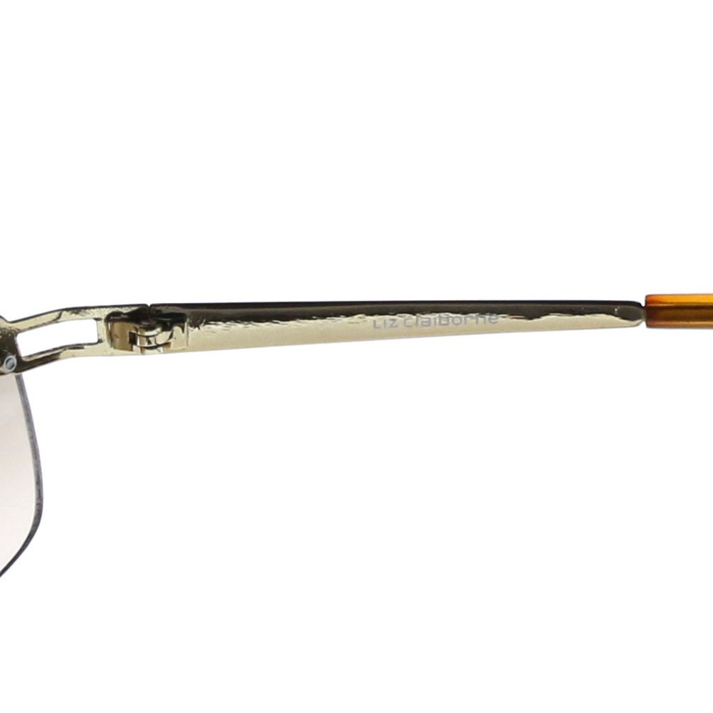 Liz Claiborne Gold-Tone Designer Semi-Rimless-Sun - Picture 6 of 7